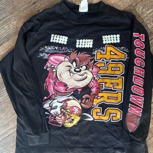 Authentic vintage kids Looney Toons 49ers shirt